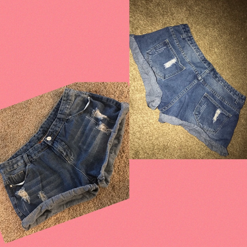 Cut Off Jean Shorts